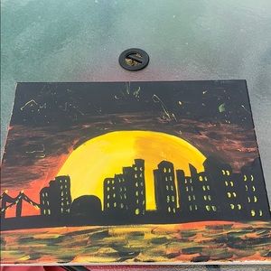 New York Skyline painting